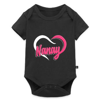 Philippines - Nanay - Baby Premium short-sleeve bodysuit - black - Front