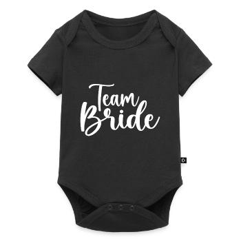 Team bride - Baby Premium short-sleeve bodysuit - black - Front