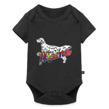 English Setter English Setter Mama - Baby Premium short-sleeve bodysuit - black - Front