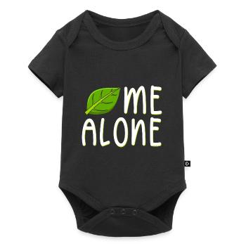 Lassen Sie mich in Ruhe - Baby Premium Kurzarmbody - Schwarz - Vorne