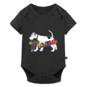 Wire Fox Terrier Wire Fox Terrier Mama - Baby Premium short-sleeve bodysuit - black - Front