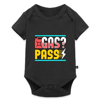 Electric Vehicle - Gas Pass - Baby Premium short-sleeve bodysuit - black - Front