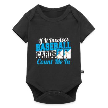 Trader collector s’il s’agit de cartes de baseball - Body à manches courtes Premium Bébé - noir - Devant