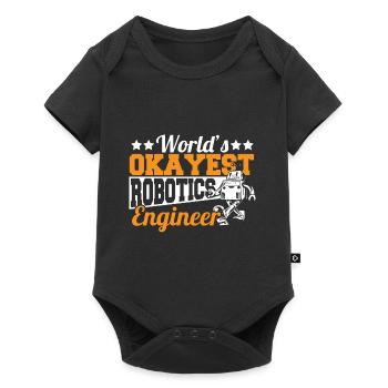 Cool World's Okayest Robotics Engineer Droid Build - Baby Premium short-sleeve bodysuit - black - Front
