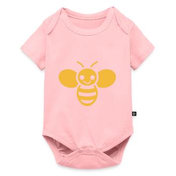 Abeille - Body à manches courtes Premium Bébé - rose - Devant