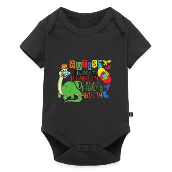 Autisme - Body à manches courtes Premium Bébé - noir - Devant