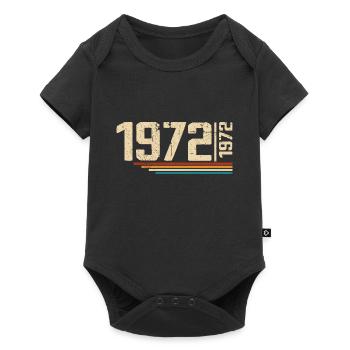 Millésime Anniversaire 1972 Fête Anniversaire 1972 - Body à manches courtes Premium Bébé - noir - Devant