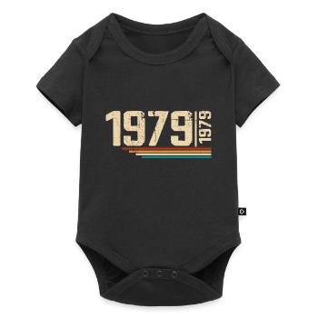 Millésime Anniversaire 1979 Fête Anniversaire 1979 - Body à manches courtes Premium Bébé - noir - Devant