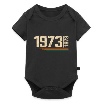 Millésime Anniversaire 1973 Fête Anniversaire 1973 - Body à manches courtes Premium Bébé - noir - Devant