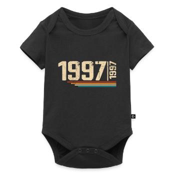Vintage Anniversary 1997 Birthday Party 1997 - Baby Premium short-sleeve bodysuit - black - Front
