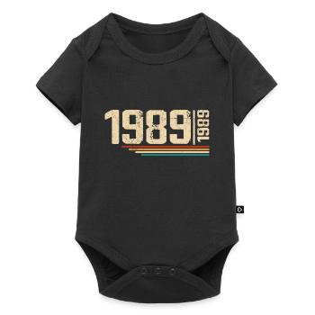 Millésime Anniversaire 1989 Fête Anniversaire 1989 - Body à manches courtes Premium Bébé - noir - Devant