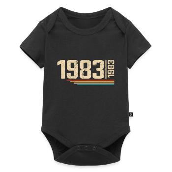 Vintage Anniversary 1983 Birthday Party 1983 - Baby Premium short-sleeve bodysuit - black - Front