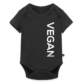 vegan végétalien végétalien végétalien végétalien veggie nature végétalien - Body à manches courtes Premium Bébé - noir - Devant
