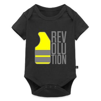 Révolution France gilets jaunes gilets jaunes 1789 - Body à manches courtes Premium Bébé - noir - Devant