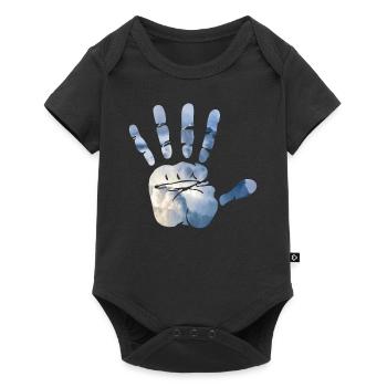 Mains-en-ciel - Body à manches courtes Premium Bébé - noir - Devant