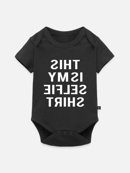 Grappig gezegde Grappige Gift - Premium babyrompertje met korte mouwen  - zwart