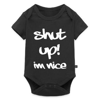 Funny Saying Gift Funny Funny Sayings - Baby Premium short-sleeve bodysuit - black - Front