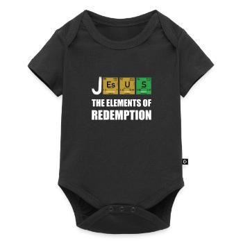 Déclaration de nerd drôle chrétien - Body à manches courtes Premium Bébé - noir - Devant