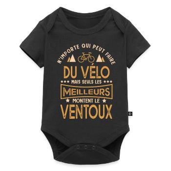 vélo meilleurs montent le ventoux cycliste velo - Body à manches courtes Premium Bébé - noir - Devant