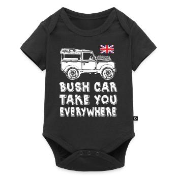 Bush Car Take You Everywhere - Baby Premium Kurzarmbody - Schwarz - Vorne