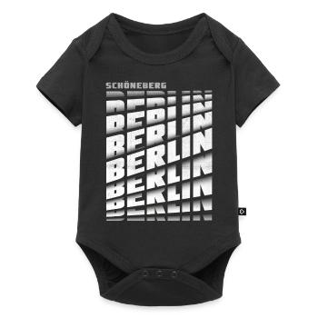 Berlin Schöneberg - Baby Premium Kurzarmbody - Schwarz - Vorne