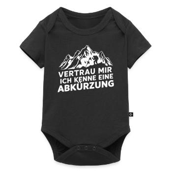 Hiking Hikers Hike Mountains Forest - Baby Premium short-sleeve bodysuit - black - Front