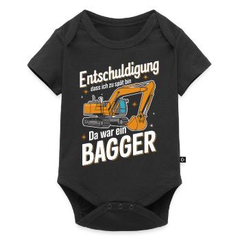 Excavator Driver Construction Worker Construction Site Construction Machine - Baby Premium short-sleeve bodysuit - black - Front