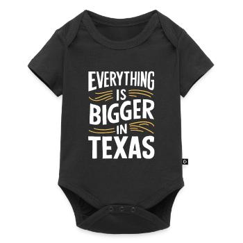 État du Texas Texans Texas - Body à manches courtes Premium Bébé - noir - Devant