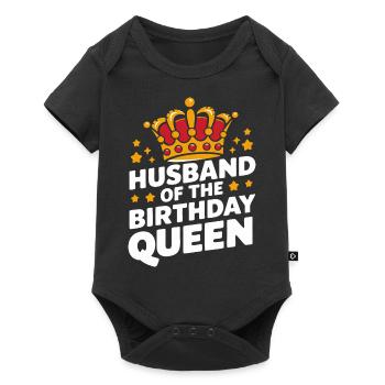 Ehemann Ehegatte Familie Hochzeit - Baby Premium Kurzarmbody - Schwarz - Vorne