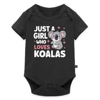 Koala Koala Koala Ours Koala Animal - Body à manches courtes Premium Bébé - noir - Devant