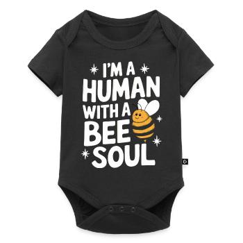 abeille abeille apicultrice abeille abeille - Body à manches courtes Premium Bébé - noir - Devant
