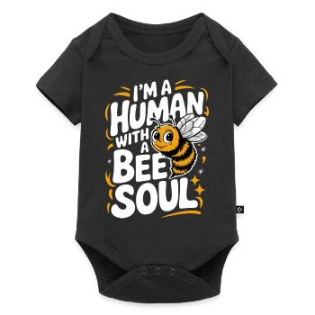 abeille abeille apicultrice abeille abeille - Body à manches courtes Premium Bébé - noir - Devant