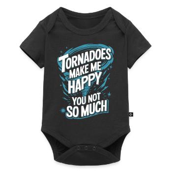 Storm Chasing Tornado Storm Meteorologist - Baby Premium short-sleeve bodysuit - black - Front