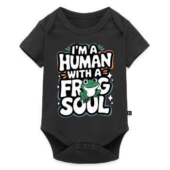 Frog Toad - Baby Premium short-sleeve bodysuit - black - Front