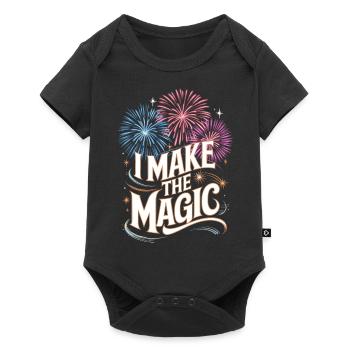 Pyrotechniker Feuerwerk Pyrotechnik - Baby Premium Kurzarmbody - Schwarz - Vorne