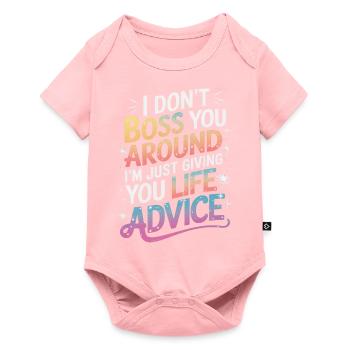 Sister Sibling Family - Baby Premium short-sleeve bodysuit - rose - Front