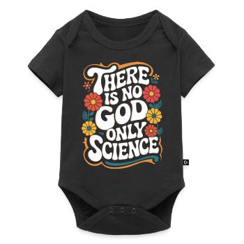 Athéisme, athée, anti-religion, agnostique - Body à manches courtes Premium Bébé - noir - Devant