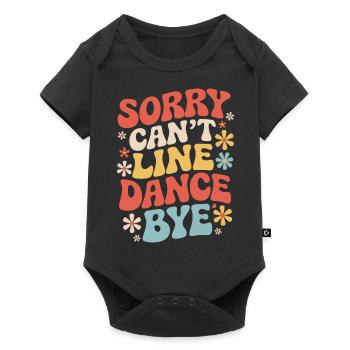 Line Dancing Tanzen Tänzer - Baby Premium Kurzarmbody - Schwarz - Vorne