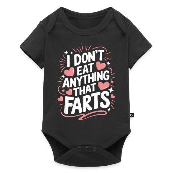 Végétarien Végétalien Végétarien Végétarien - Body à manches courtes Premium Bébé - noir - Devant