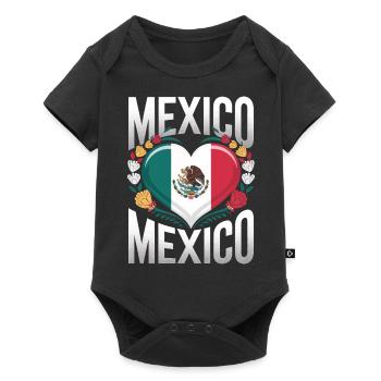Mexico Mexico Mexican Spanish - Baby Premium short-sleeve bodysuit - black - Front