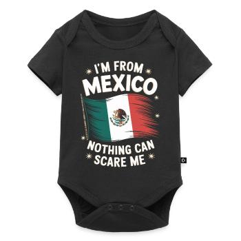Mexico Mexico Mexican Spanish - Baby Premium short-sleeve bodysuit - black - Front