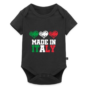 Made in Italy Rome Venice Tuscany Gift - Baby Premium short-sleeve bodysuit - black - Front