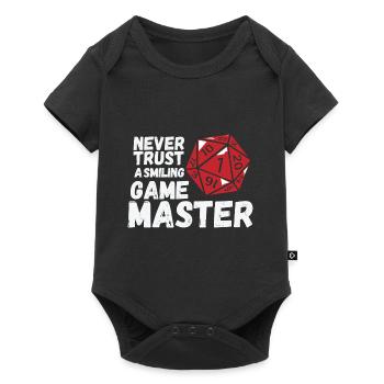 Rollenspiel Tabletop Pen and Paper - Baby Premium Kurzarmbody - Schwarz - Vorne