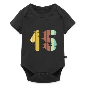 15 - Baby Premium short-sleeve bodysuit - black - Front
