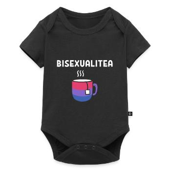 Bisexualitea. Bisexuell Gift - Baby Premium Kurzarmbody - Schwarz - Vorne