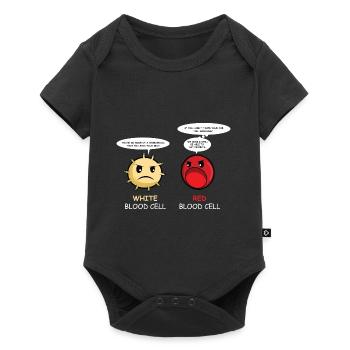 eat peanuts peanut lover gift - Baby Premium short-sleeve bodysuit - black - Front