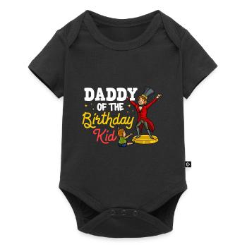 Circus Birthday Party Papa Theme Ringmaster - Baby Premium short-sleeve bodysuit - black - Front