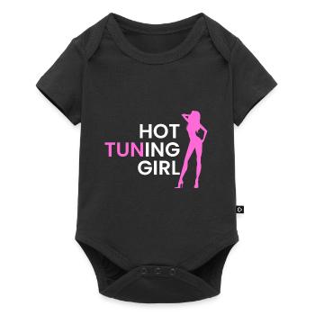 hot tuning girl - Baby Premium short-sleeve bodysuit - black - Front