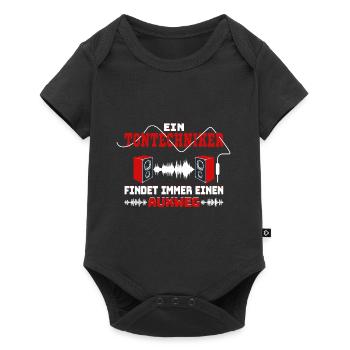 Ein Tontechniker findet immer einen Auxweg - Baby Premium Kurzarmbody - Schwarz - Vorne