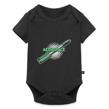 Rocket Vintage Espace - Body à manches courtes Premium Bébé - noir - Devant